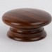 Knob style A 70mm walnut lacquered wooden knob